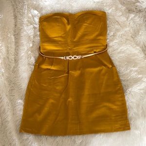 Mustard color one piece ✨ mini dress ✨